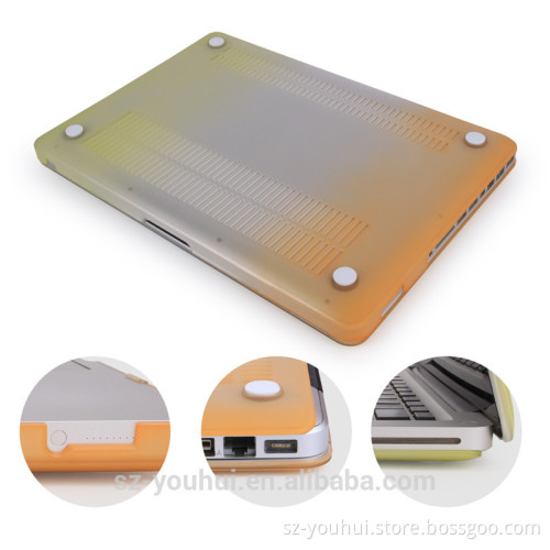 Best Selling Rainbow Color Hard Protective Cover Case for Macbook Pro for Apple Pro Laptop